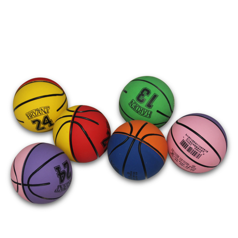 2022 Customized Printed Logo Sports Basketball Sports 3d Bouncy Rubber Ball Vending Machine Toys