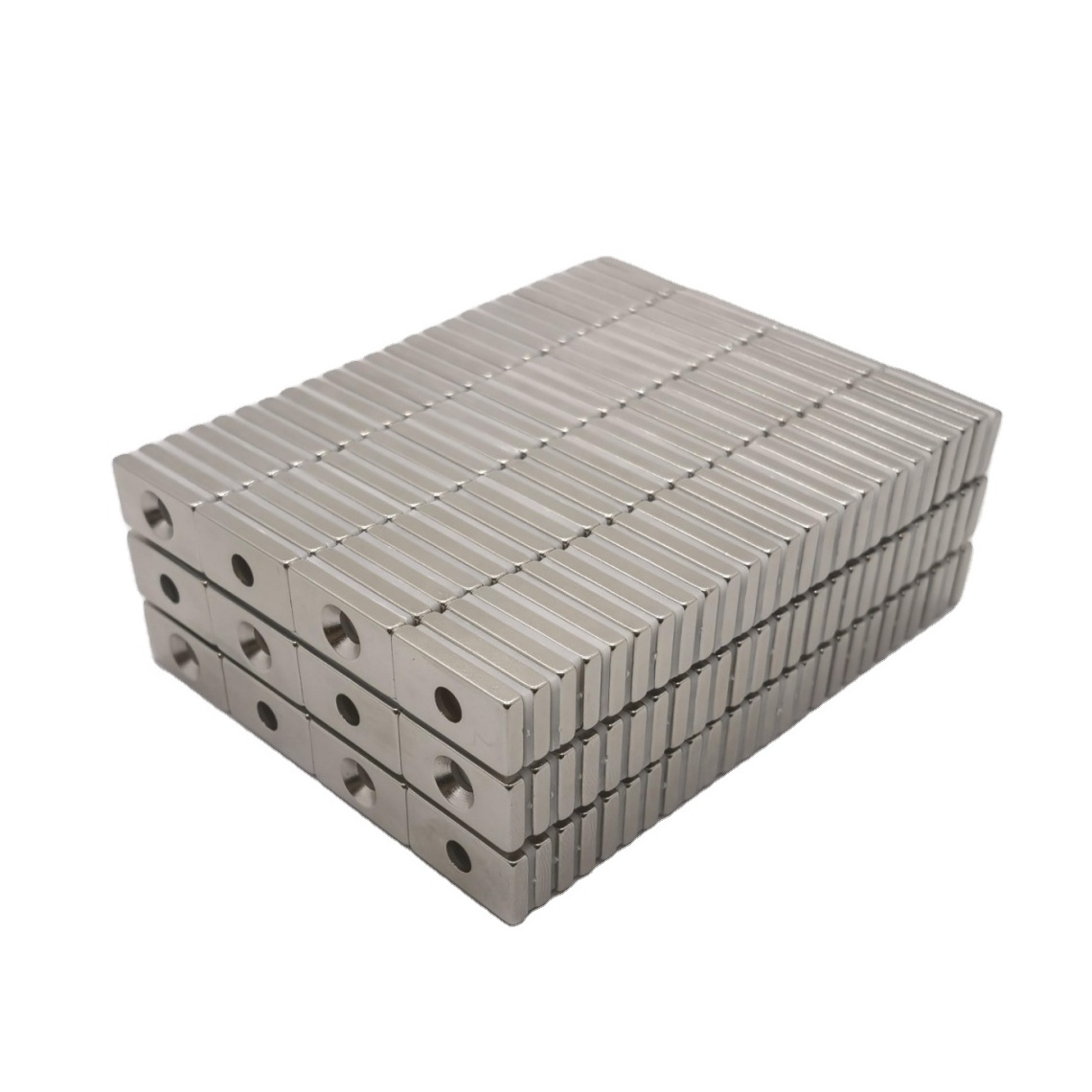 Xlmagnet Wholesale Ndfeb Neodymium Block Rectangle Magnet 20x10x5 With Countersunk Hole For #3 Screw For Cabinet Doors Closures