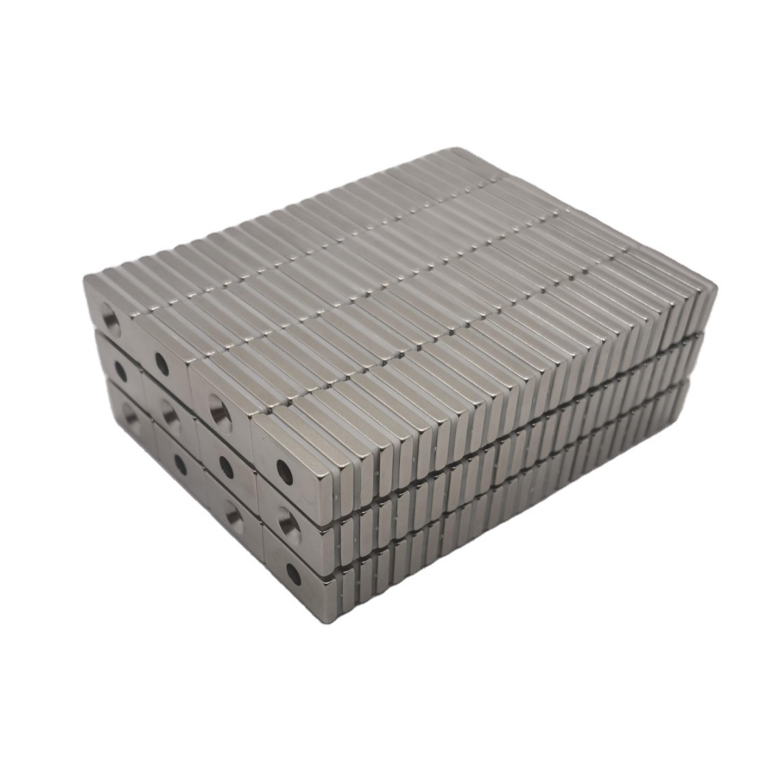 Super Strong Neodymium Counter Bore Countersunk Hole Magnets Countersunk Rectangular Base Magnets