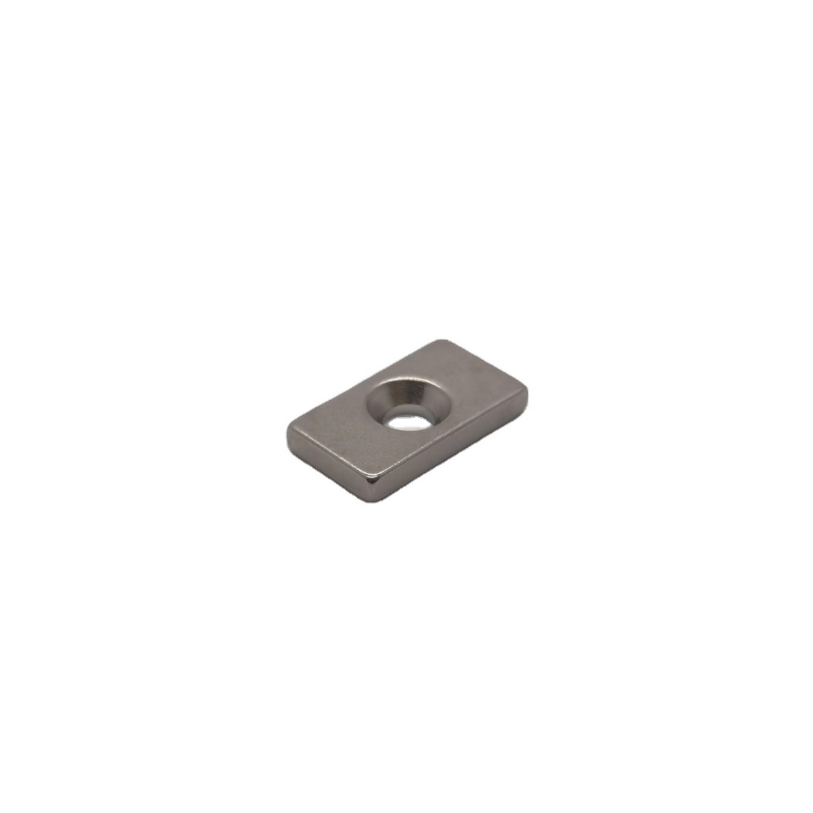 Xlmagnet Wholesale Ndfeb Neodymium Block Rectangle Magnet 20x10x5 With Countersunk Hole For #3 Screw For Cabinet Doors Closures