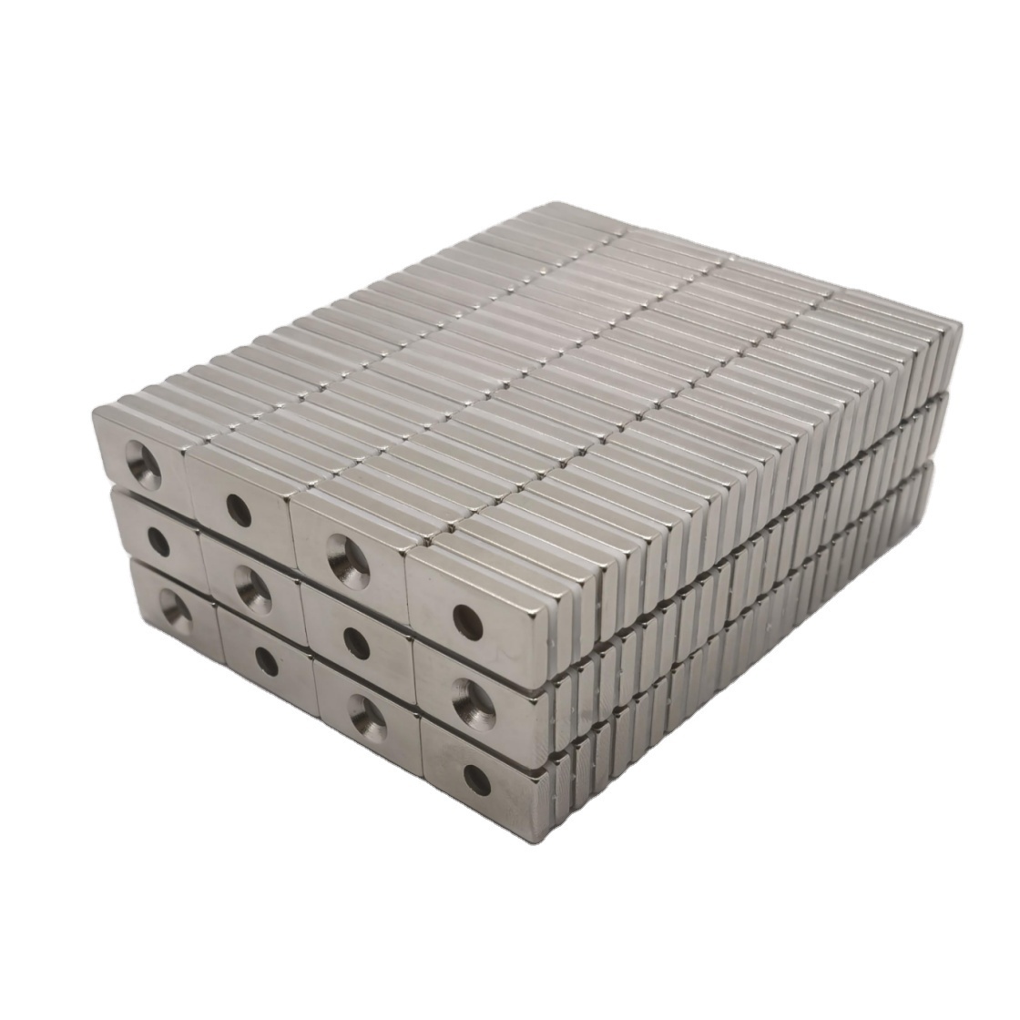 China 14 Years Professional Factory Supply Channel Magnet Countersunk Hole Pot Block Rectangular Neodymium Magnets