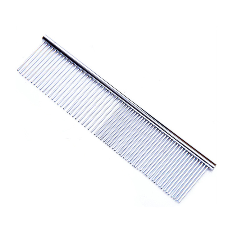 stainless steel pet lice combs dog grooming comb metal lice comb