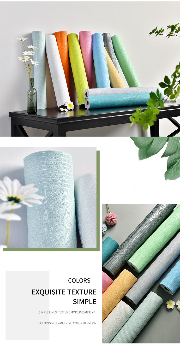 High Quality 3D Thick Cement Wallpaper Peel Stick Vinyl Textured Removable Wallpaper Rolls Self Adhesive Wallpaper