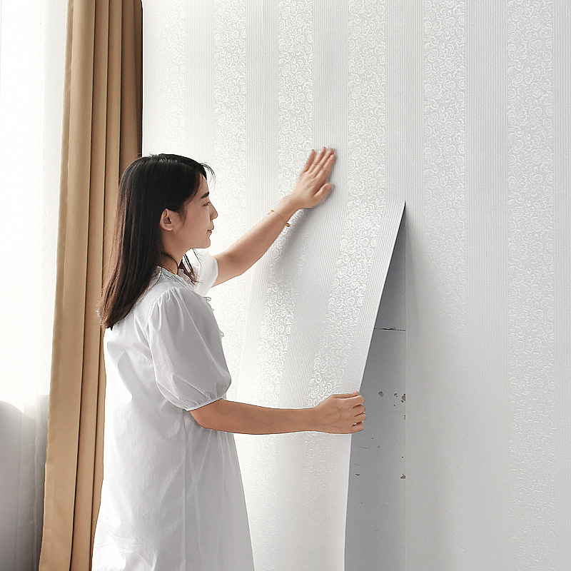 High Quality 3D Thick Cement Wallpaper Peel Stick Vinyl Textured Removable Wallpaper Rolls Self Adhesive Wallpaper