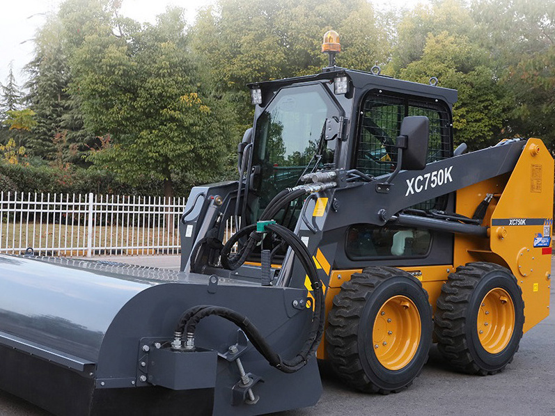 1250Kg 75kw Small Skid Steer Loader Wheel Loader XC770K