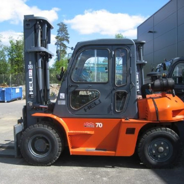 Heli Factory Manufacture 7 Ton 5m/6m/7m Diesel Forklift CPCD70 For Sale