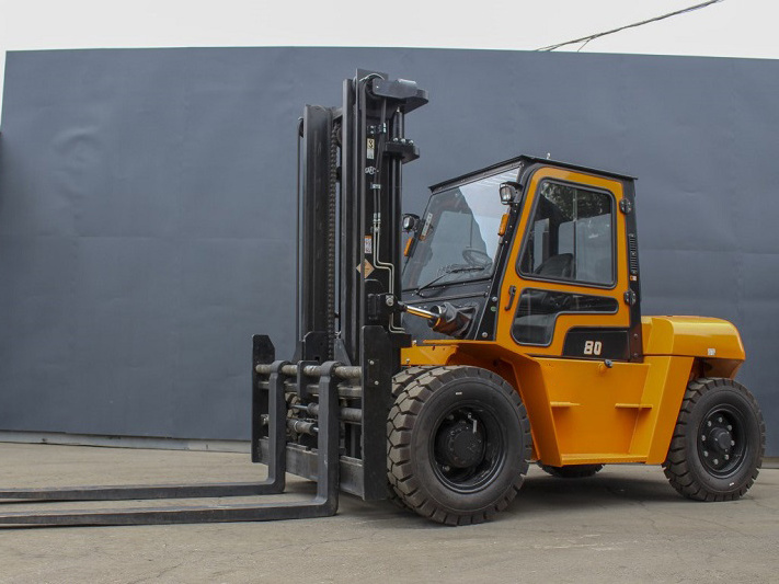 Good Quality Lifting machinery 8ton forklift with Diesel engine CPCD80-G in stock for sale