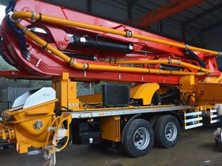 Made in China Concrete Pump Truck SYM5445TB 560C Durable Stable Reliable High Performance Widely Used Factory Price