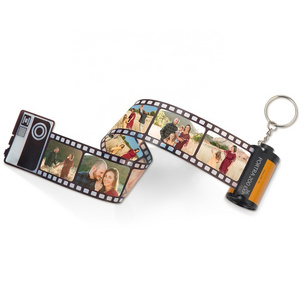 Personalized Custom Memory Film Roll KeyChain Blank Digital Camera Roll Keychain With 15 Photos