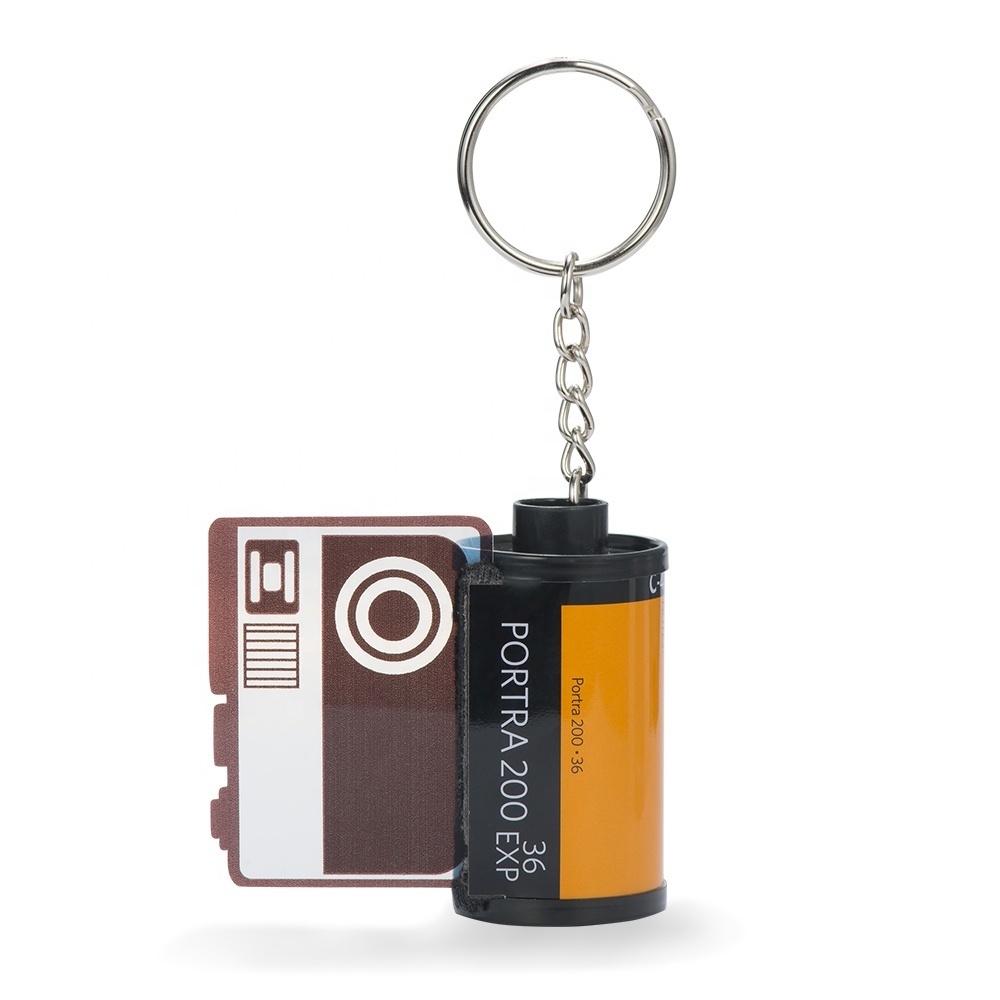 Personalized Custom Memory Film Roll KeyChain Blank Digital Camera Roll Keychain With 15 Photos