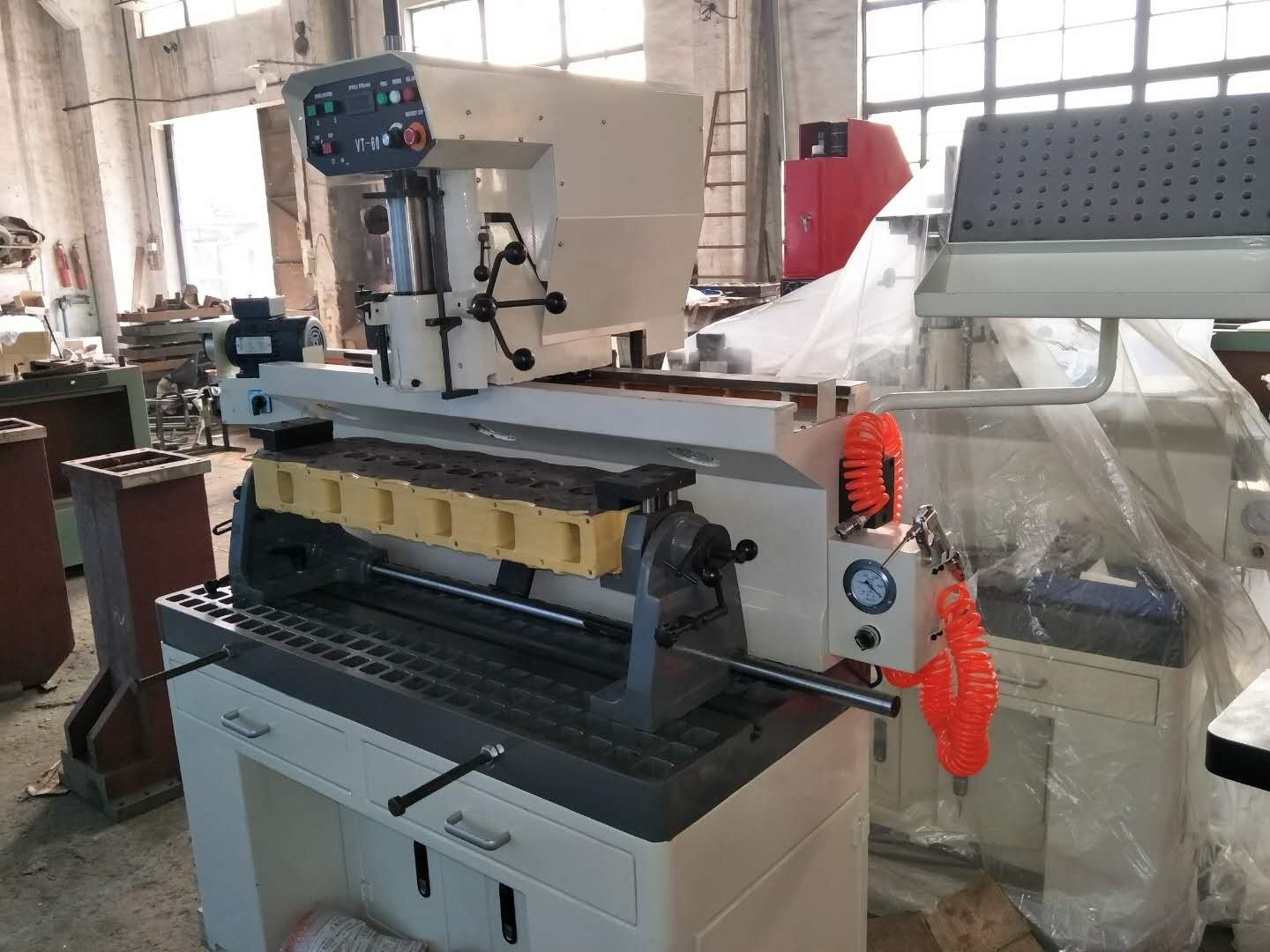 VSB-60 Factory Precision Valve Seat and Guide renewing machine cylinder head skimming machine valve seat cutting Boring machine