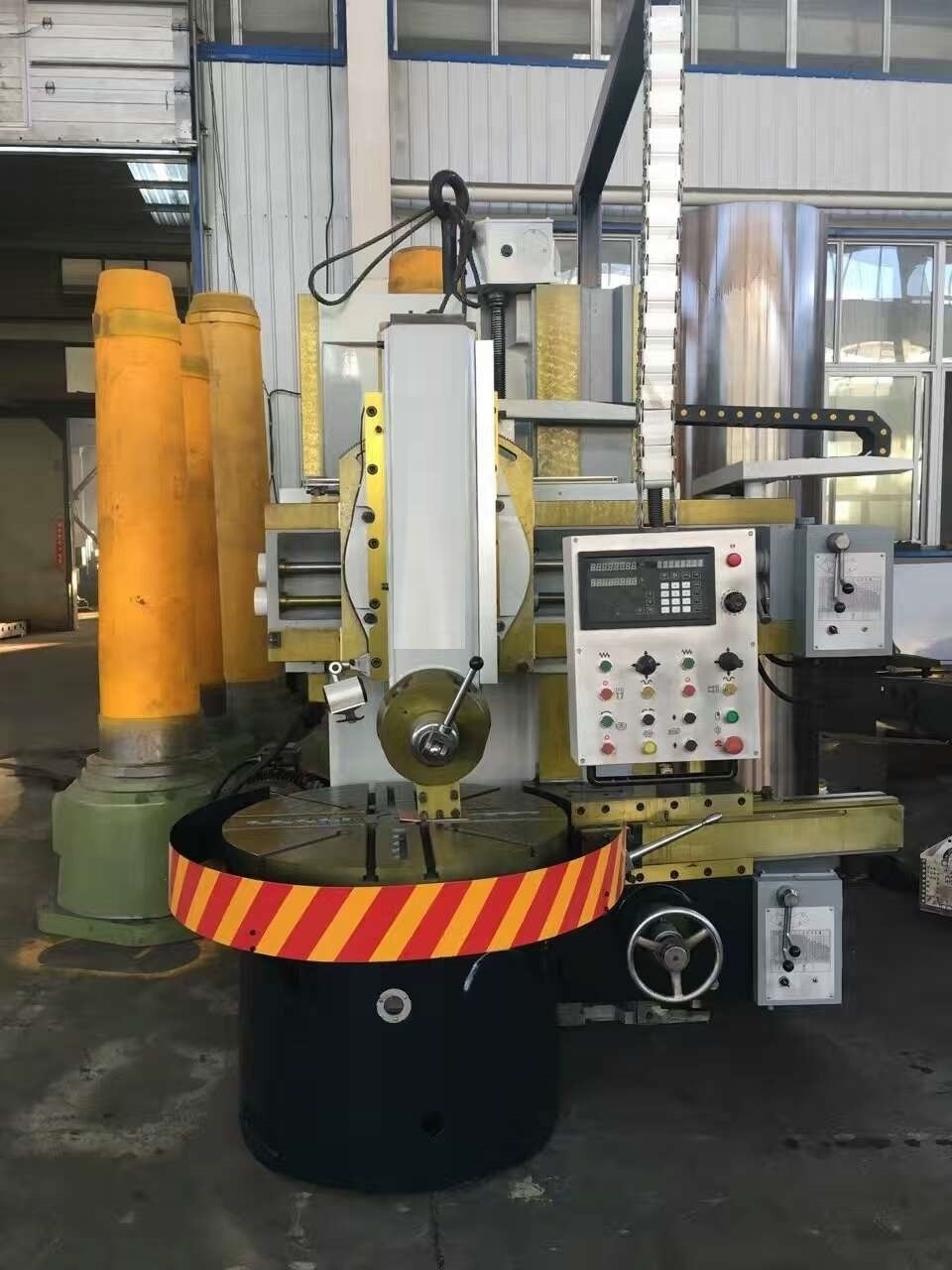 SINGLE COLUMN VERTICAL LATHE/PLC CONTROL LATHE TORNO PARA METAL MESIN BUBUT