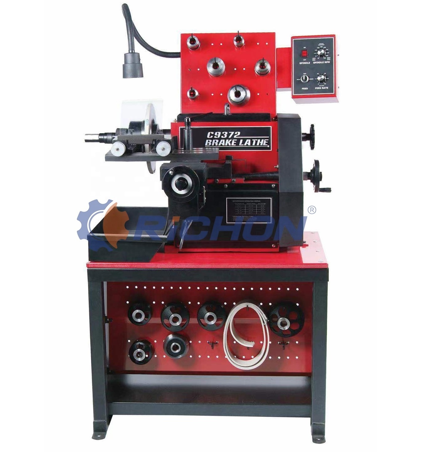 C9372 Fastest Off Car Brake Lathe Brake Disc Skimming Machine For Making The Car Wheels Brake Disc Drum Cutting Lathe