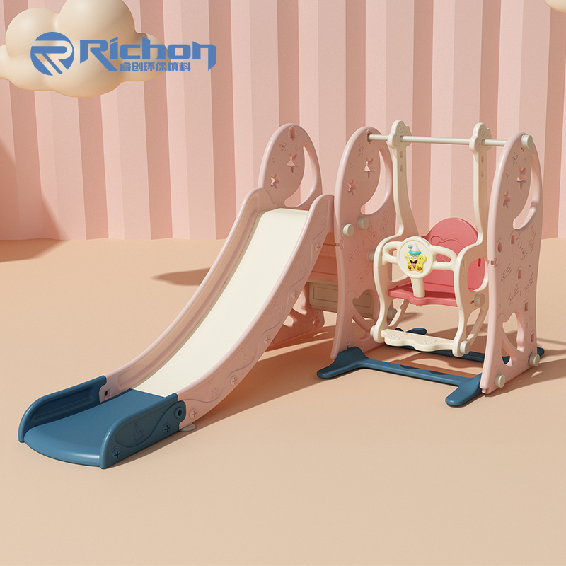 Plastic Kids Mini Slide Baby Plastic Sliding Toys Children Swing Toddlers Mini Indoor Equipment Park Sets