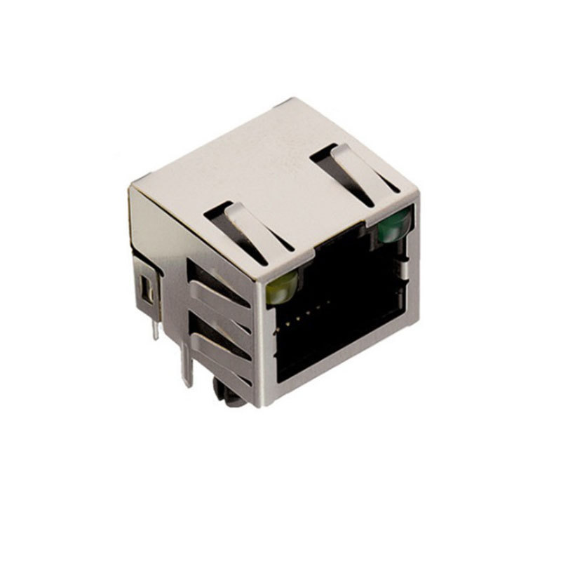 Foxconn Modular Jack - Right Angle Input Output Connectors 8P8C JM37115-L0FF-4F RJ45