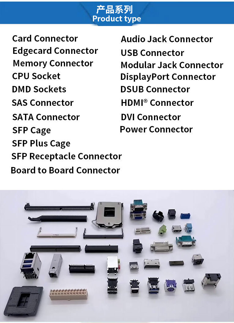 Foxconn Modular Jack - Right Angle Input Output Connectors 8P8C JM37115-L0FF-4F RJ45