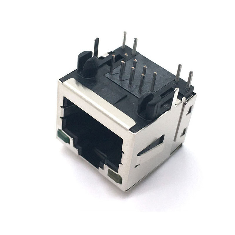 Foxconn Modular Jack - Right Angle Input Output Connectors 8P8C JM37115-L0FF-4F RJ45