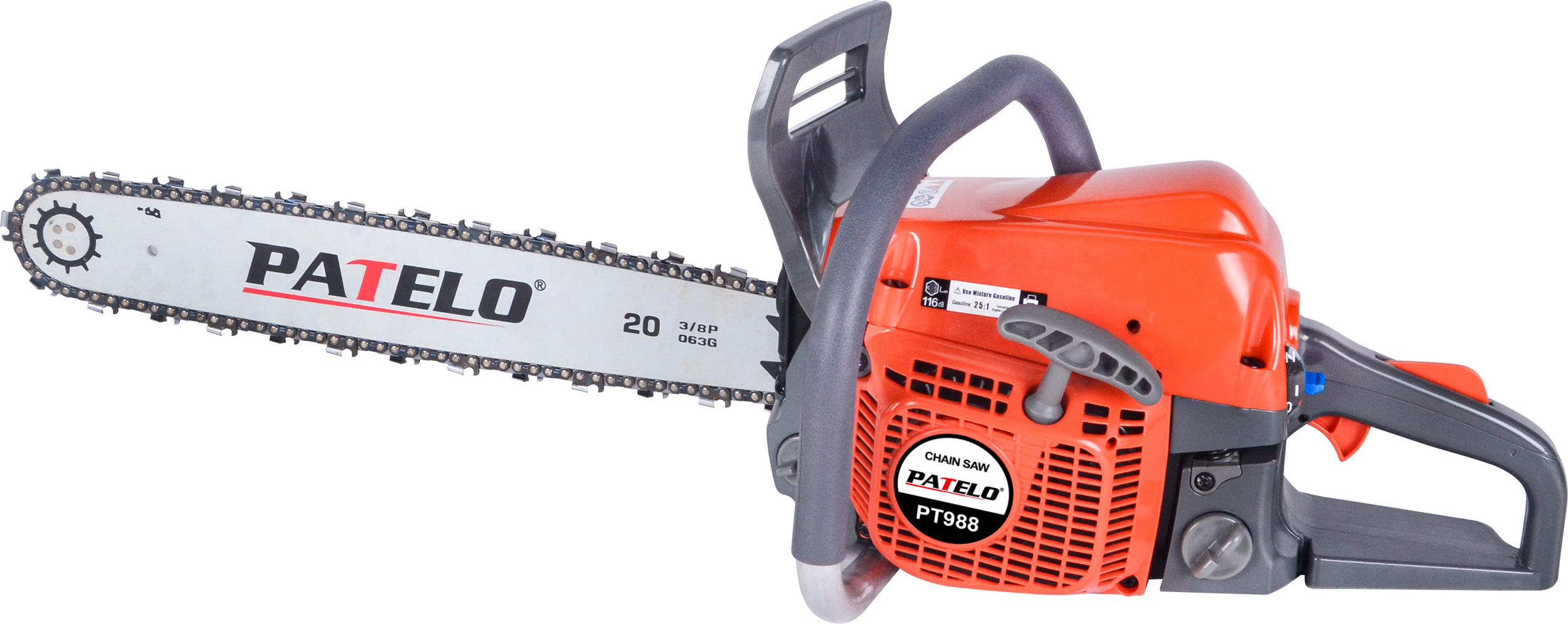 54cc High quality gasoline chainsaw 2.2kw petrol chainsaw heavy engine 54.6cc 2 Stroke CE Approved motosierra