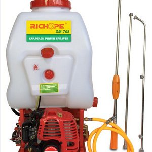 Chinese manufacture mist blower 2 stroke agriculture portable gasoline knapsack power washer trolley pump sprayer with brush