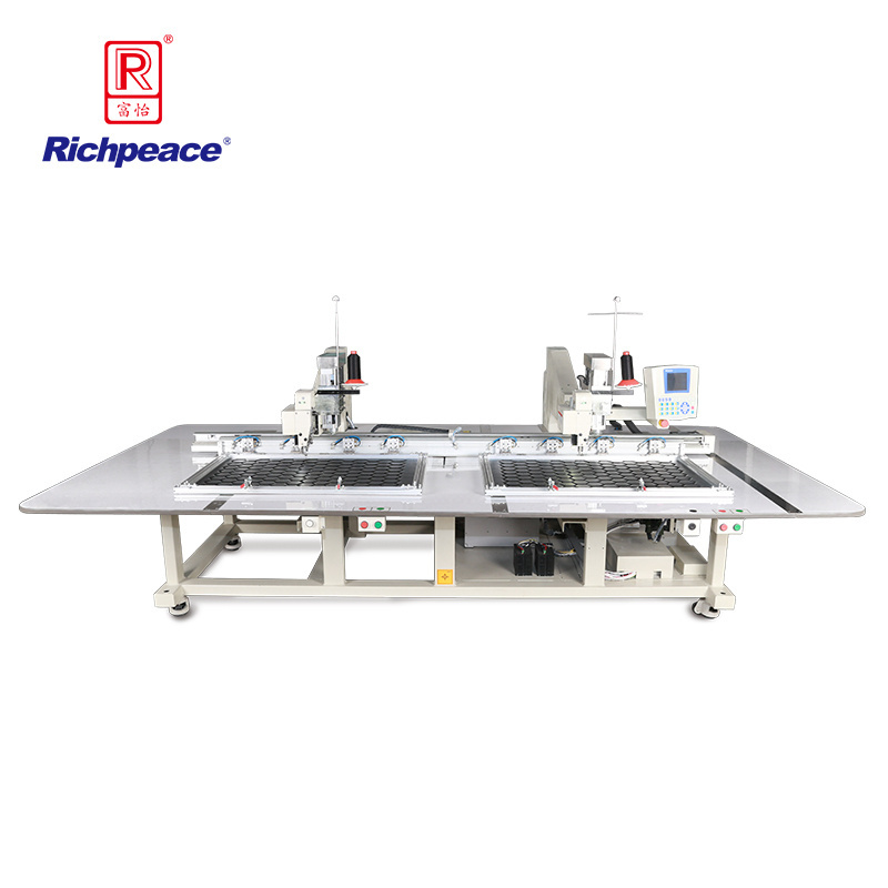 Richpeace Double Heads Computerized Leather Sewing Machine Industrial Automotive Upholstery Machine