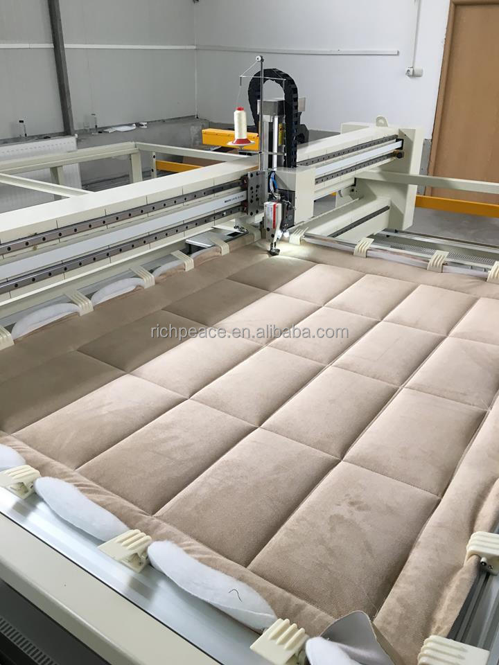 Richpeace Computerized Single Head Sofa Quilt Mattress Quilting Machine