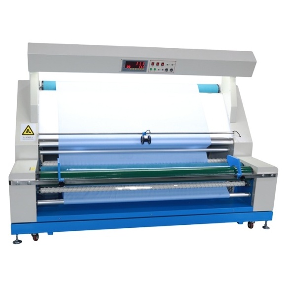 automatic fabric roller cloth inspection machine textile fabric re rolling counter measuring winding machine