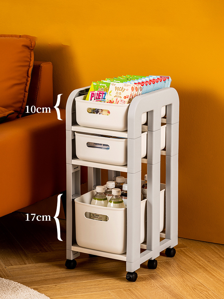 3-Layer Detachable Shelves Kitchen Storage Rack Storage Holder Storage Rack Desktop Organiser