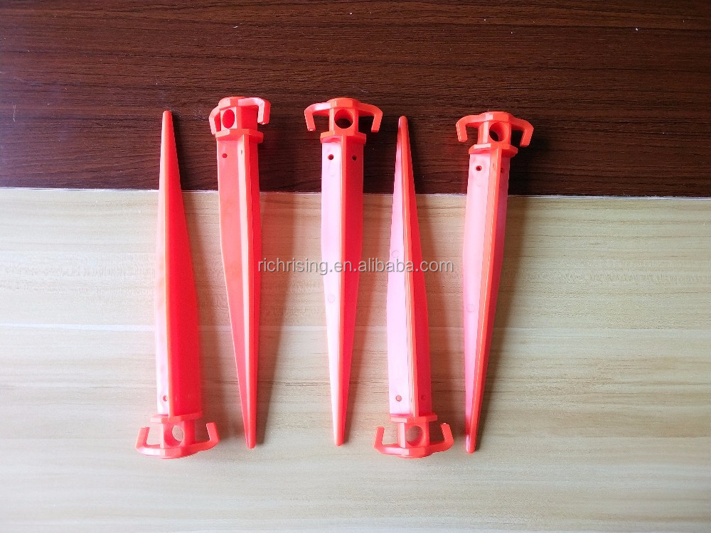 Extremely luxury sturdy plastic tent pegs stakes ground nail for special outdoor camping