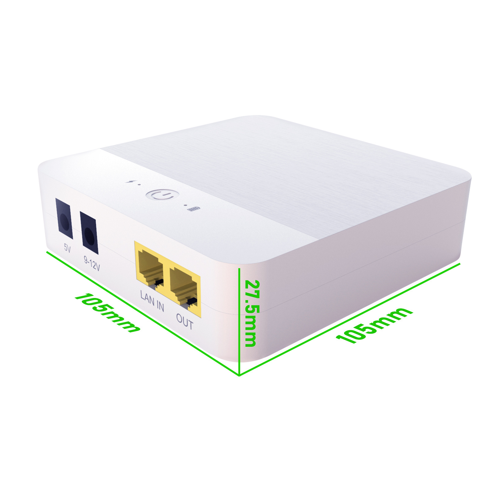 WGP mini ups 9v 12v dc ups power supply POE 24V 48V Gigabit network mini ups for wifi router