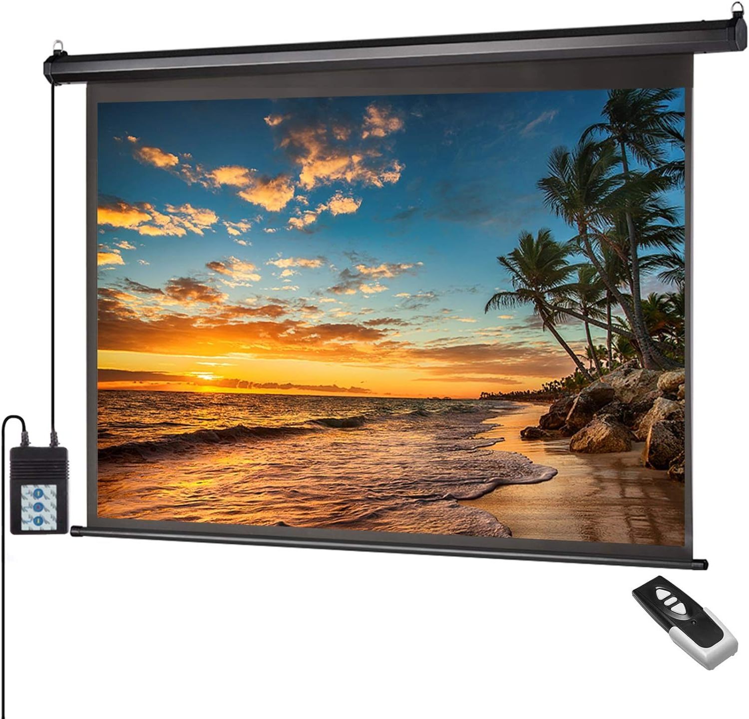 120inch 16:9 Projection Screen  Home Theater Gaming 4K/8K Ultra HD Ready Drop Down Front Movie Projector Screen