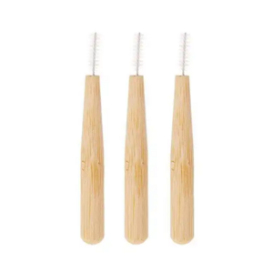 Oral Care Toothpick Ended Rubber Biodegradable Soft Rubber Interdental Brush