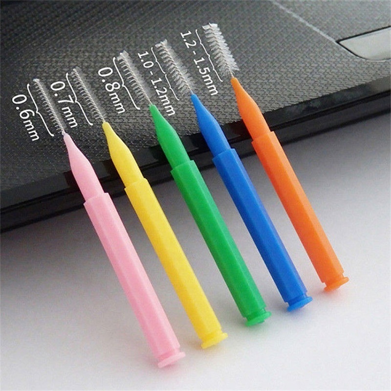 Top sales manufacturers bamboo dental interdental brushes toothpick with dental brush