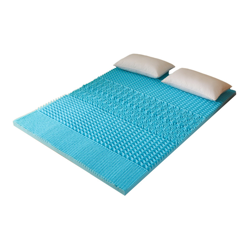 Egg Crate Memory Foam Mattress Topper with Cooling Gel Infusion