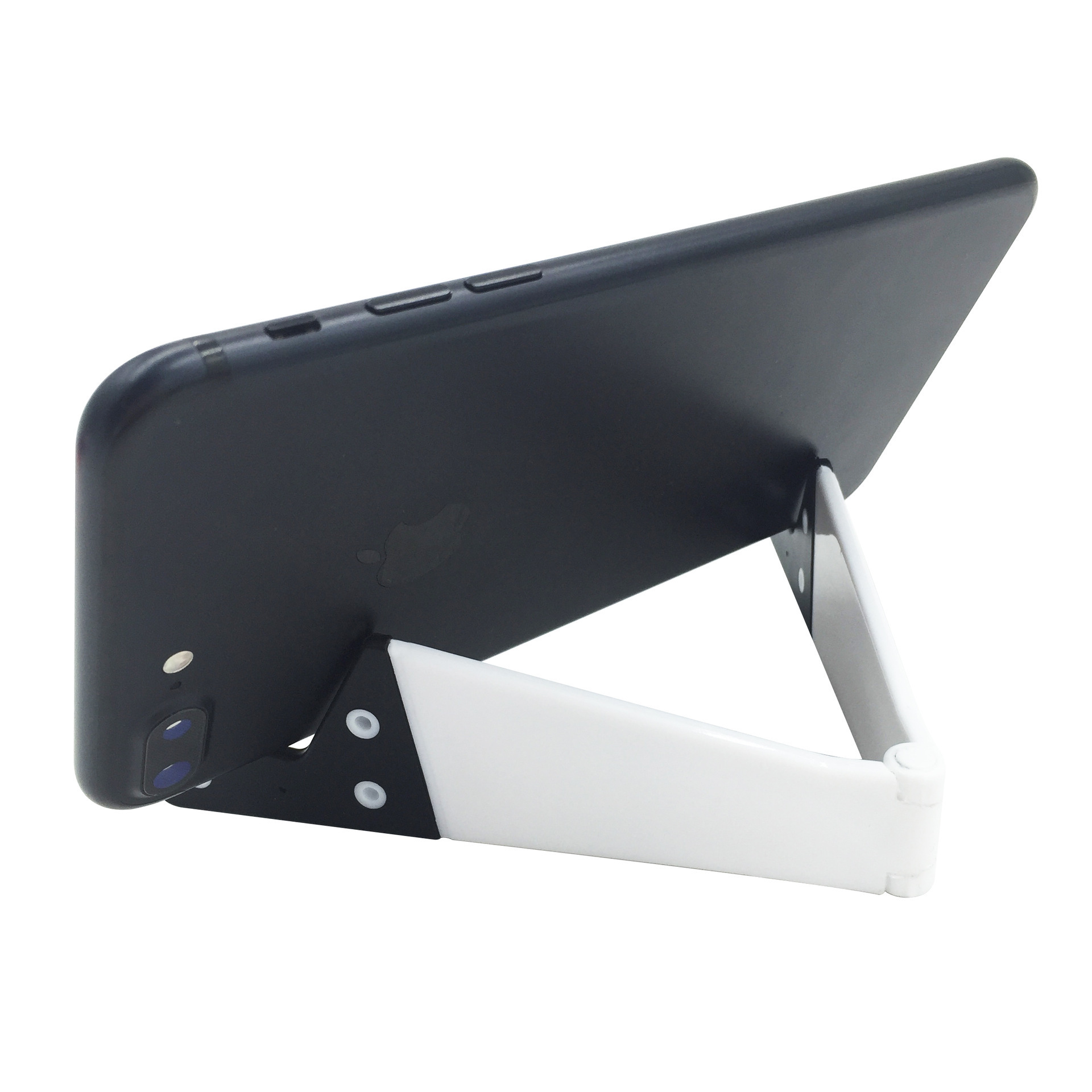 Adjustable Universal Lazy Mobile V Shape Phone Holder, Customized Tablet Stand, Foldable Plastic Cell Phone Stand