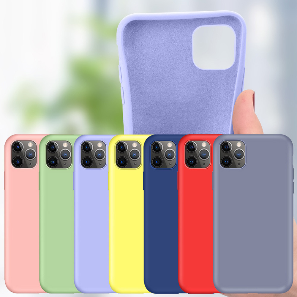 Shockproof Soft Mobile Silicone Phone Case For iPhone Silicone Case For Apple iPhone Case Silicone 11 12 13 Pro Max