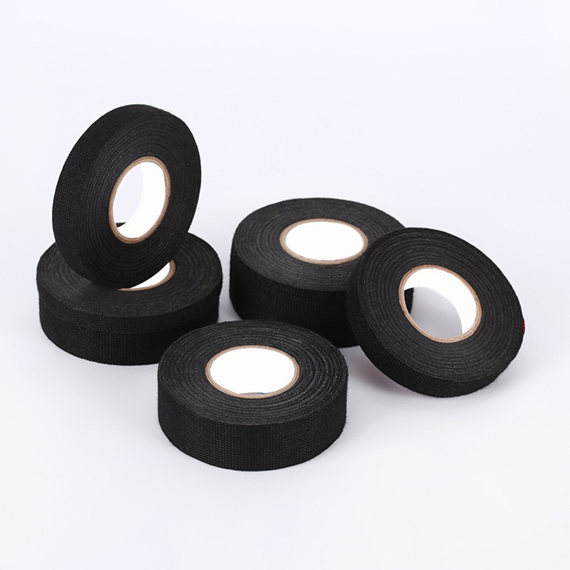 Custom Manufacturer Flameproof Heat Resistant Car Insulation Fabric Cloth Adhesive Tape