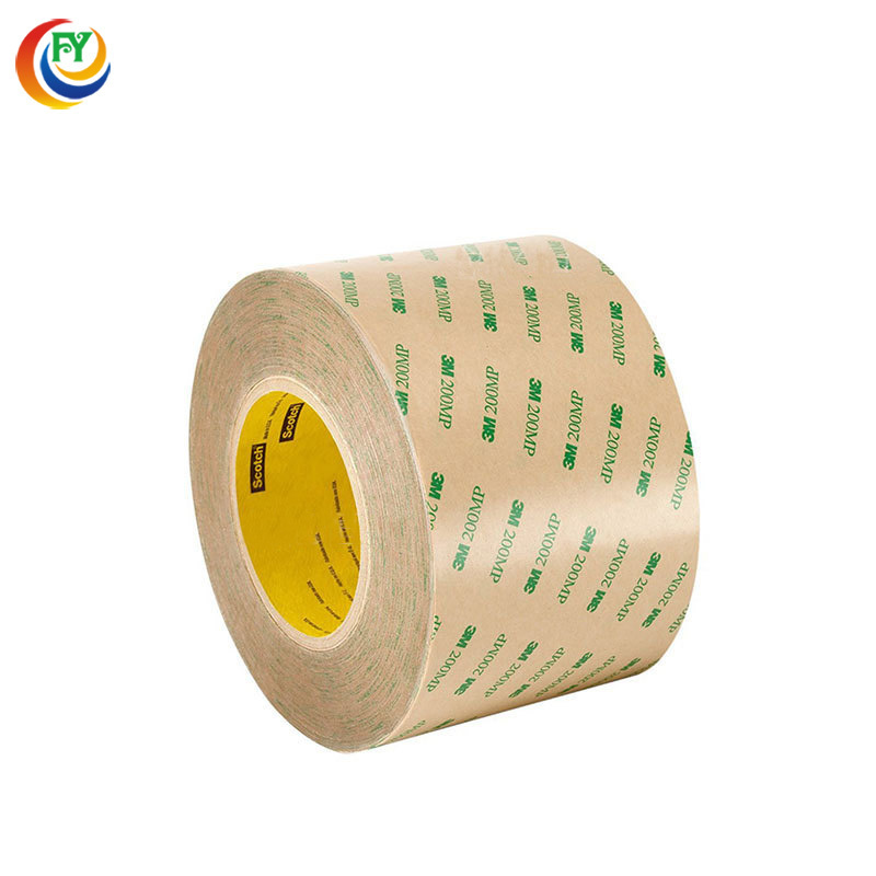 200mp Acrylic Adhesive Clear Polyester  PET Double Coated Tape 92015 for Metals and HSE Plastics