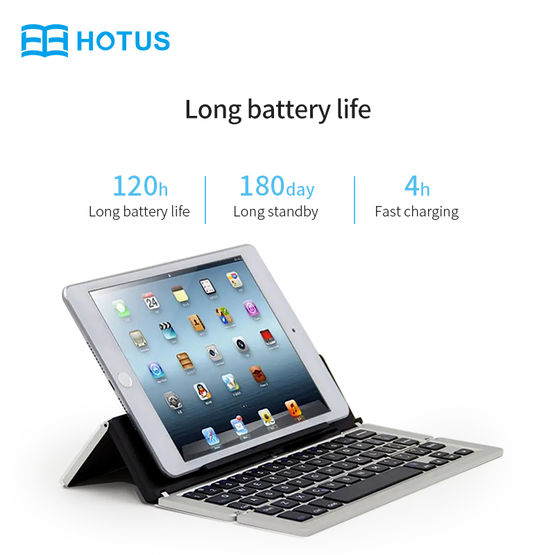 Ultra Thin Mini Foldable Wireless Bluetooth Keyboard For Laptop  Smart Projector Wholesale