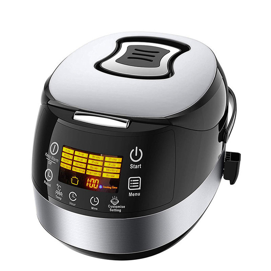 OEM Hotel 5L Stainless Steel 3D keep warm Cooking time and temperatureadjusted by yourself Slow cooker Rice Cooker