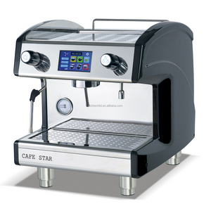 Single Group Commercial Espresso Maker Cappuccino Latte Maker LCD Screen Professional Commercial Coffee Machines For Sale