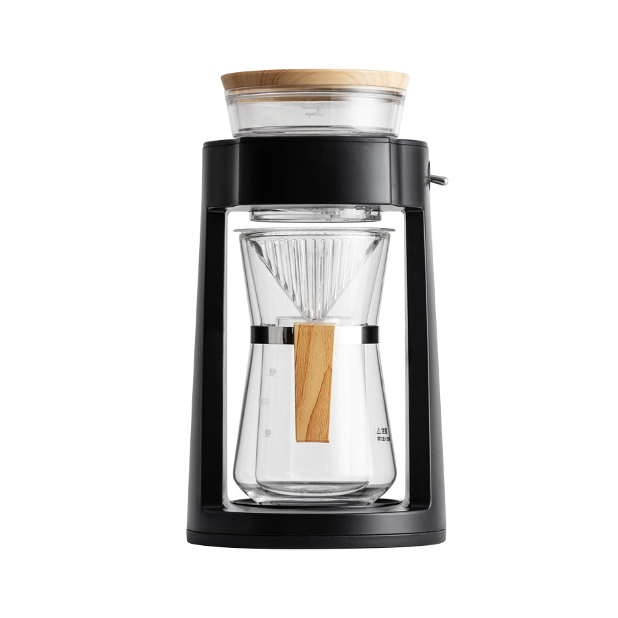 New Design CR8350BD Food Grade Glass Pour Over Coffee Maker With Drip Material Retro Drip Coffee Maker