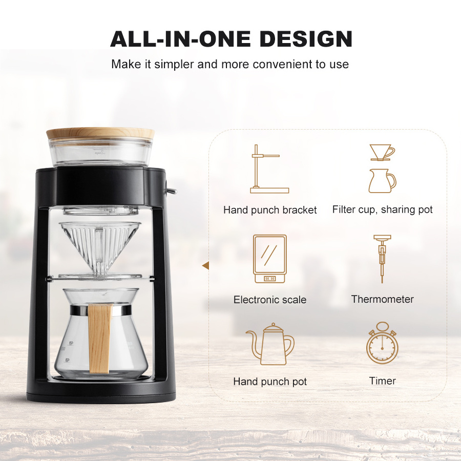 Multi Household Drip Coffee Machine CR8350AD Handmade Leisure Coffee Maker Portable Coffee Machine