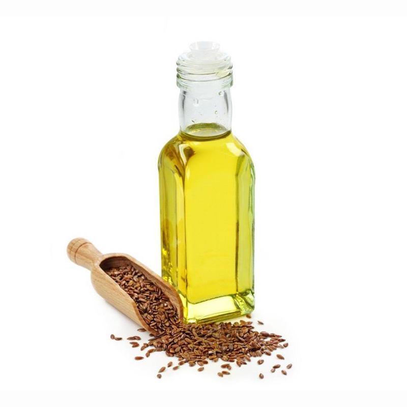 HACCP Certificated Wholesale Flaxseed Oil Pure Organic Cosmetic Flaxseed Oil Cold-pressed Powerful Antioxidant Flaxseed Oil