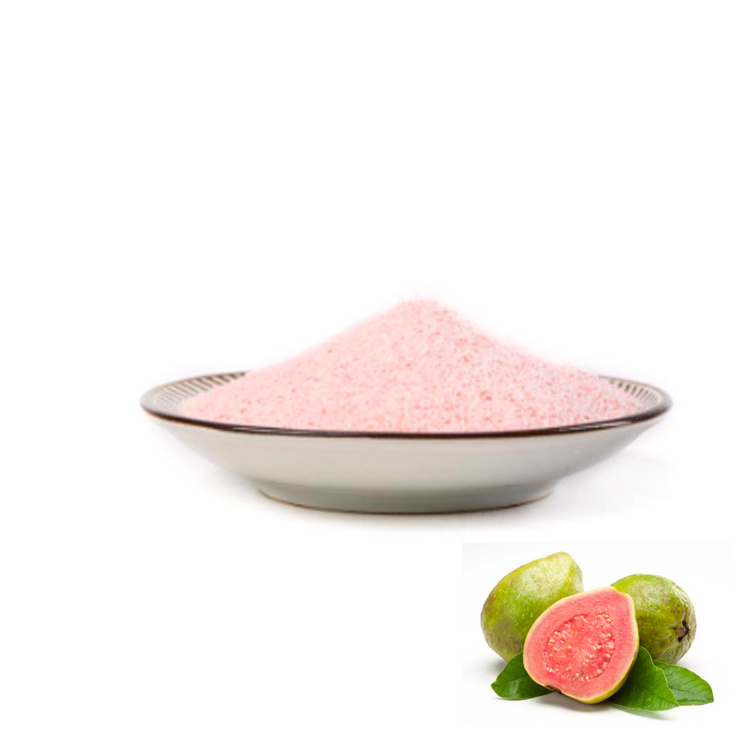 Customized Spray Dried Water Soluble Powder Organic Natural Pink Guava Fruit Powder