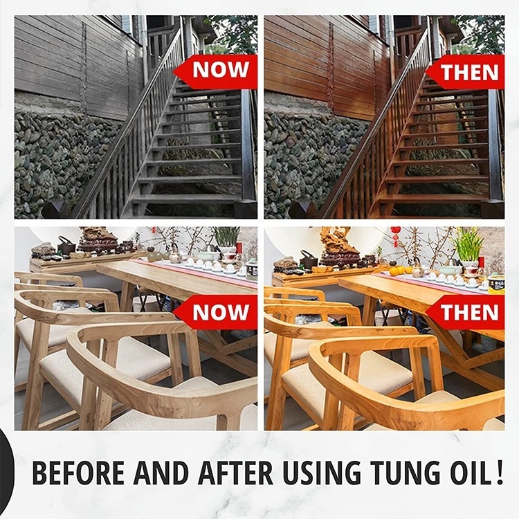 99% Pure Natural Industrial Grade Strong Anti-Corrosion Waterproof 25KG 200KG Boiled Tung Oil Price For Wood Pure Tung Oil