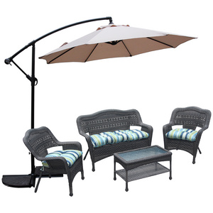 Outdoor Waterproof offset Garden Umbrella Patio cantilever Outdoor Hanging Banana Umbrella Parasol Patio Umbrellas