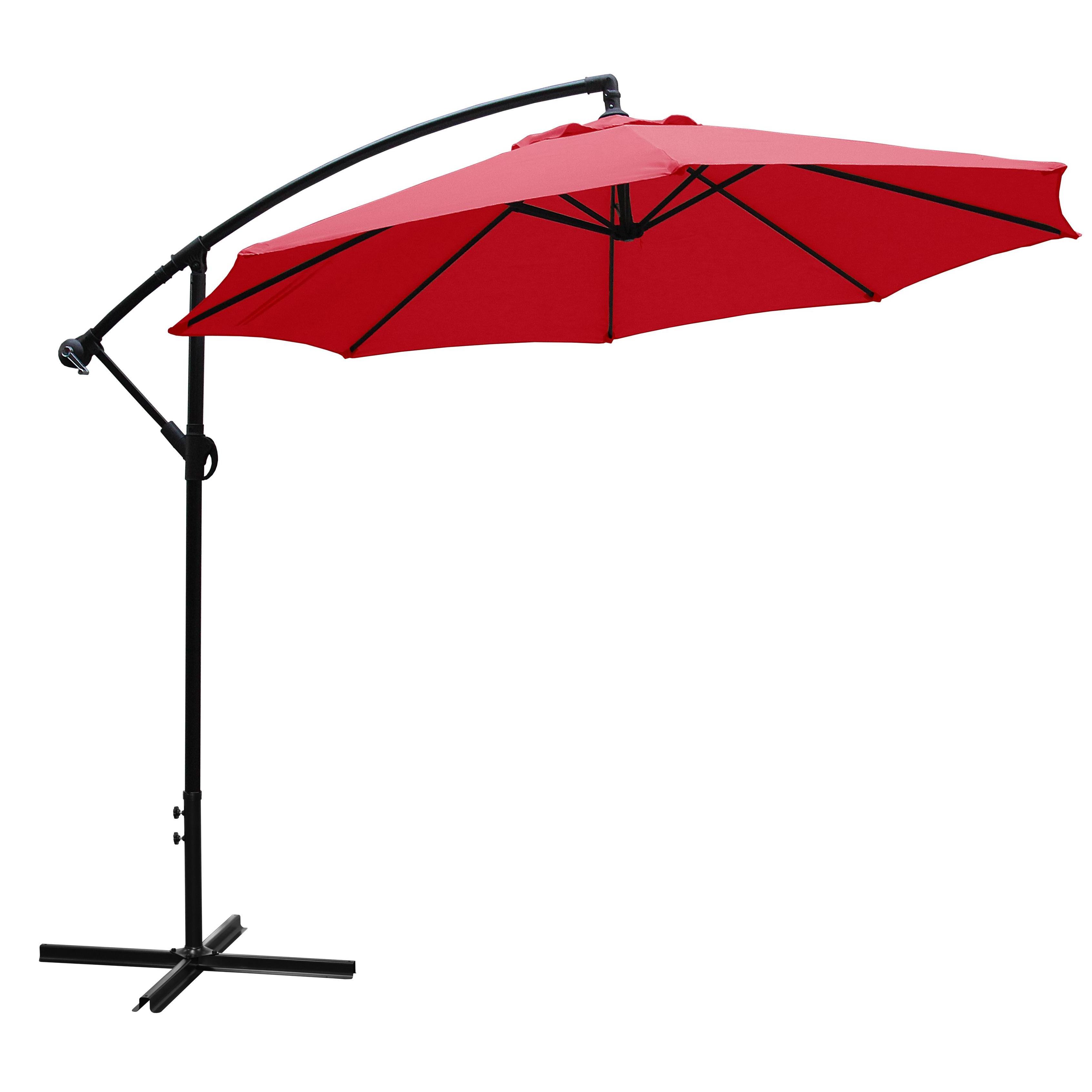 Good Sell Steel Pole Big Hanging Umbrella Outdoor cantilever offset hanging Garden Outdoor Patio Umbrella