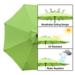 Waterproof Polyester Waterproof umbrella canopy umbrella replacement canopy