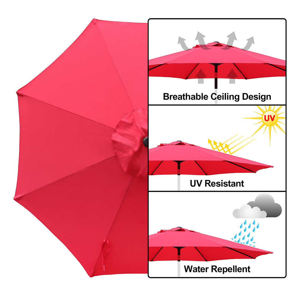 Waterproof Polyester Waterproof umbrella canopy umbrella replacement canopy