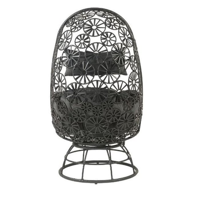 Modern outdoor furniture garden wicker Rattan outside patio swing indoor egg swing chair rattan patio swing with stand